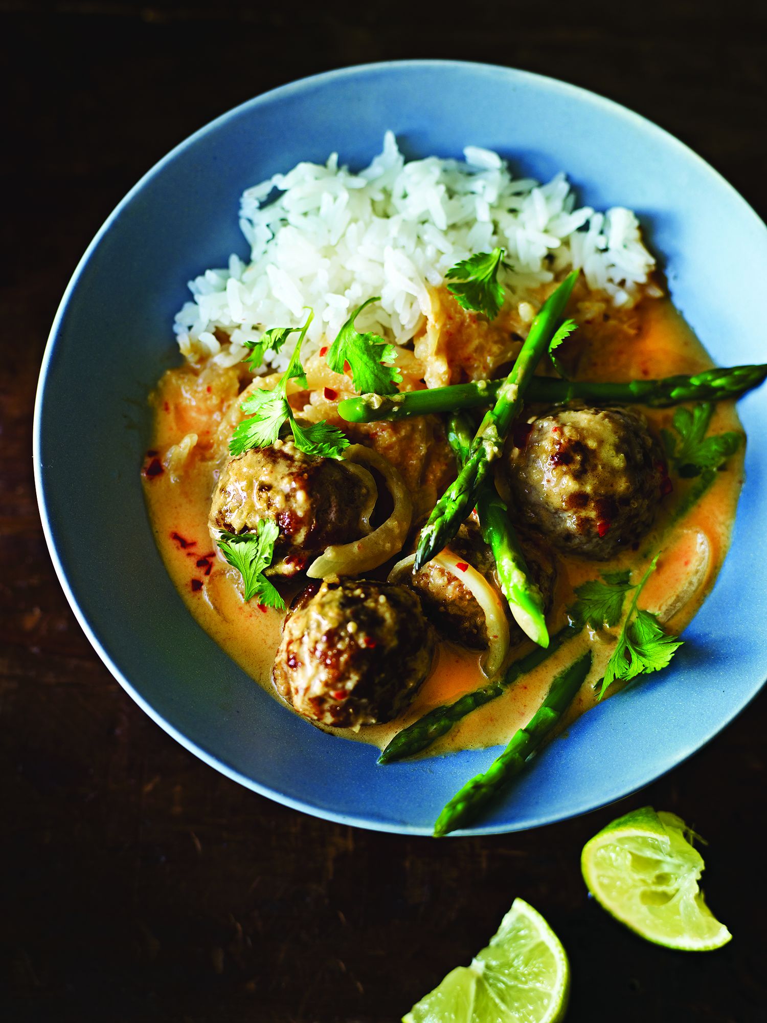 Pork Meatball Thai Curry - The Happy Foodie