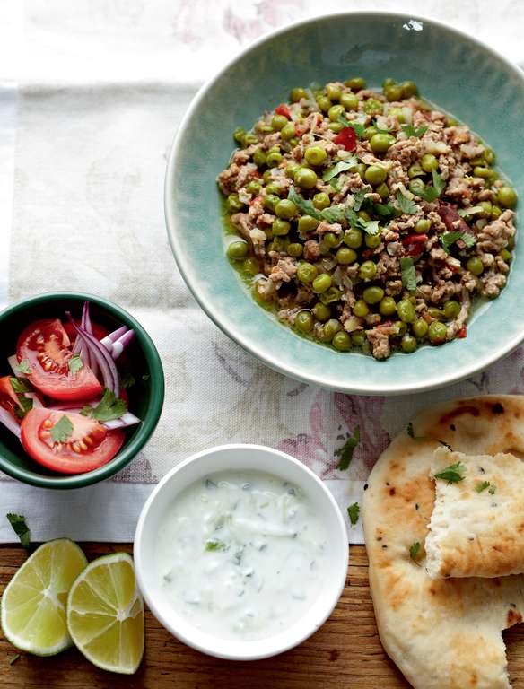 Keema Peas - The Happy Foodie