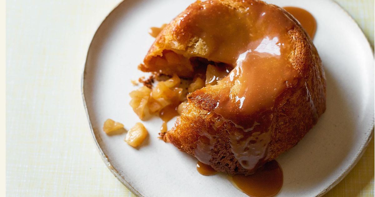 Delicious apple charlotte pudding