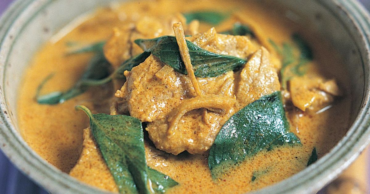 red curry pork