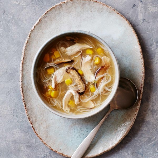 Chicken & Shiitake Mushroom Noodle Soup Easy Broth Recipe
