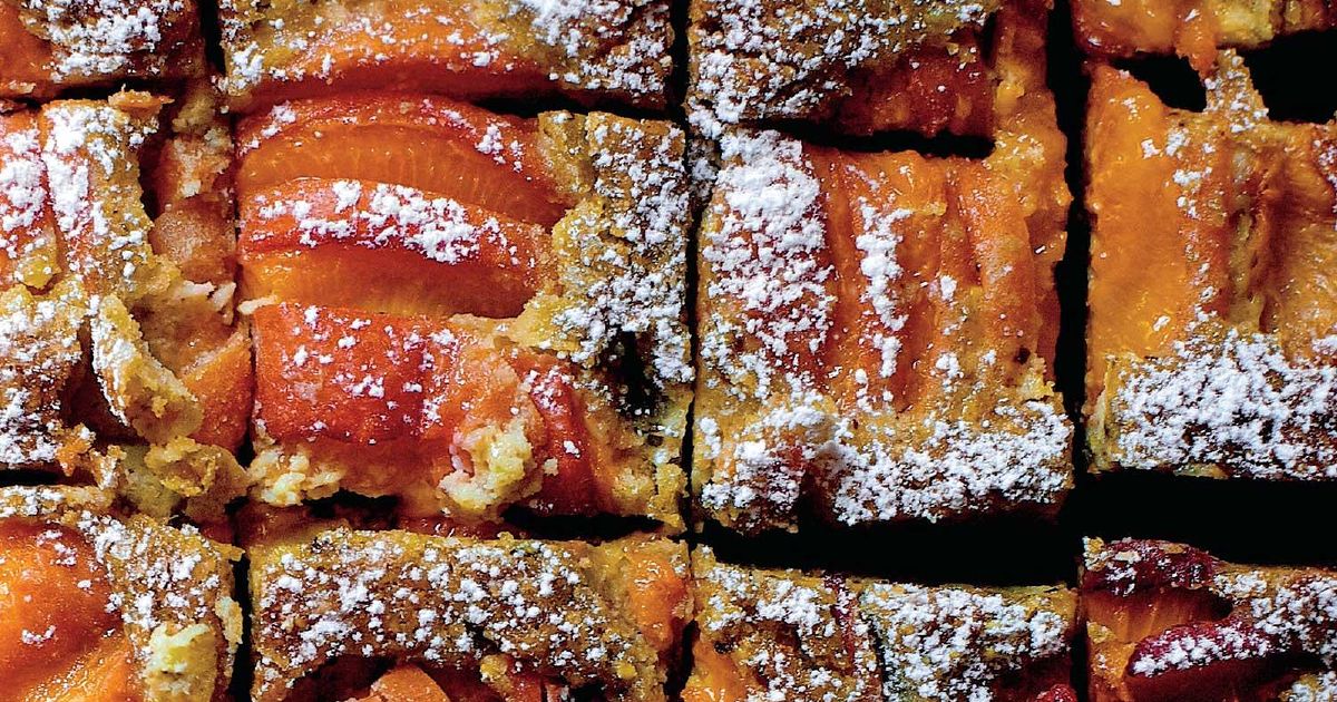 Apricot Pistachio Squares Traybake Recipes