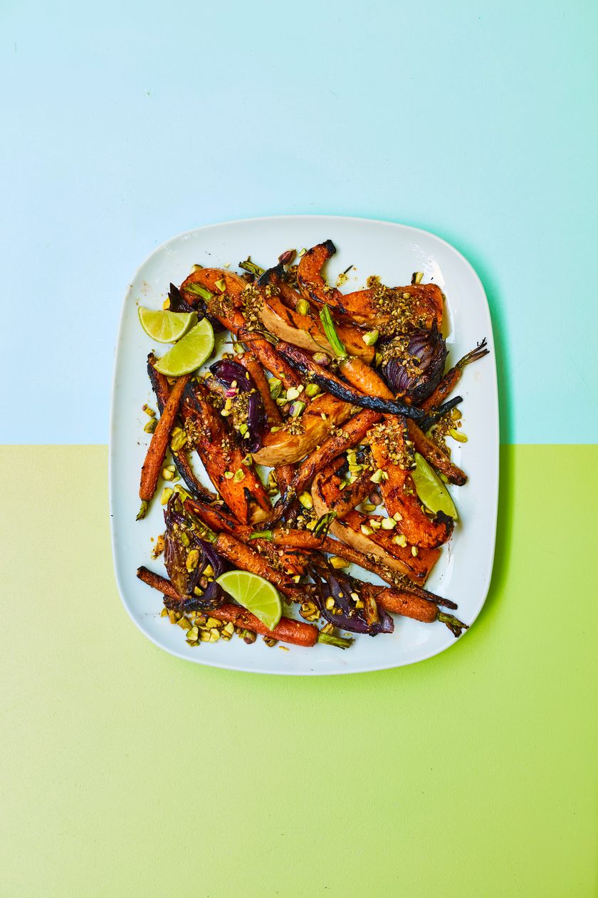Easy Vegetarian Barbecue Recipe | Grilled Squash & Carrots