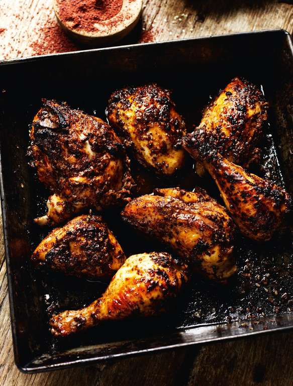 Oven-roasted Chicken with Sumac, Pomegranate Molasses, Chilli and ...