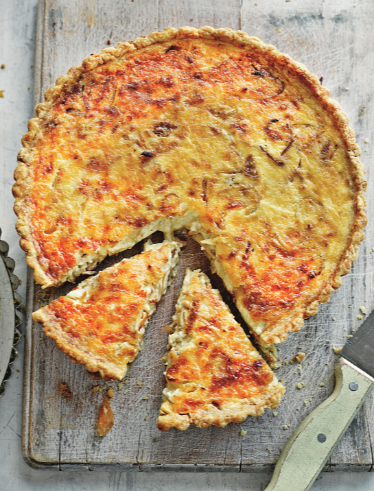 Onion and Gruyère Tart - The Happy Foodie