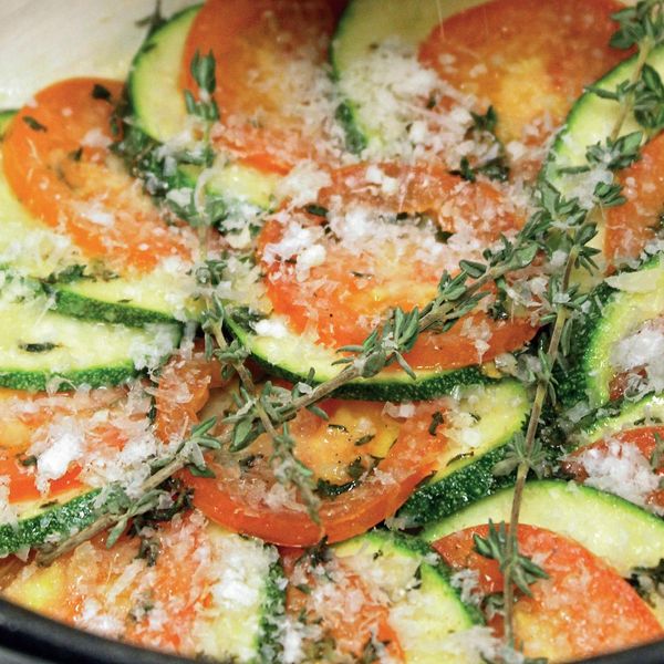 Oven Baked Courgettes The Happy Foodie