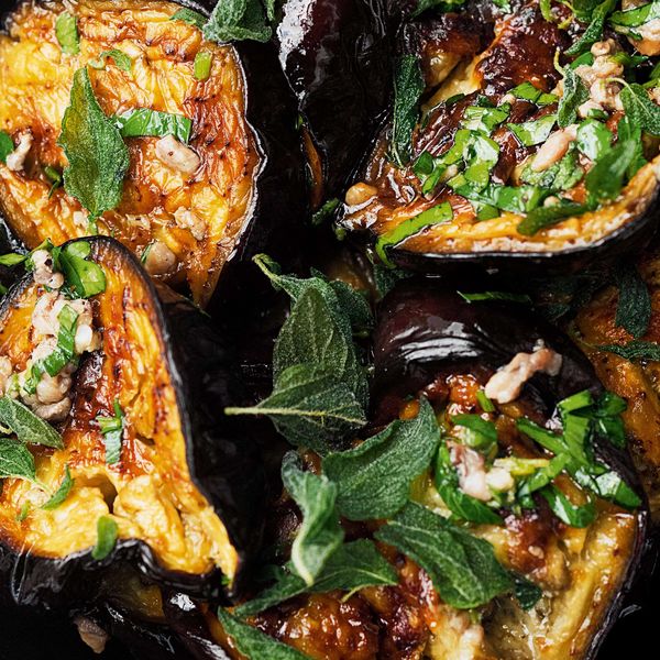 Yotam Ottolenghi Roasted Aubergine With Anchovies Simple Recipe