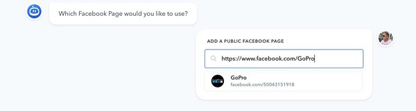 Adding a Facebook Page URL to the Flockler app