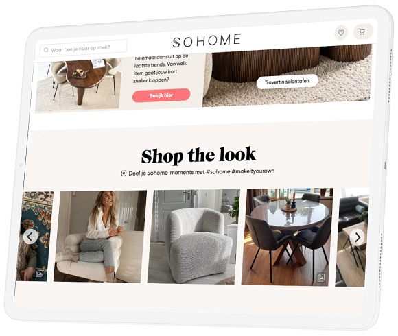 Sohome uses Flockler to add shoppable feeds to their Shopify store