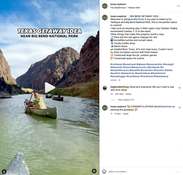 An example of adding user-generated content to a contest