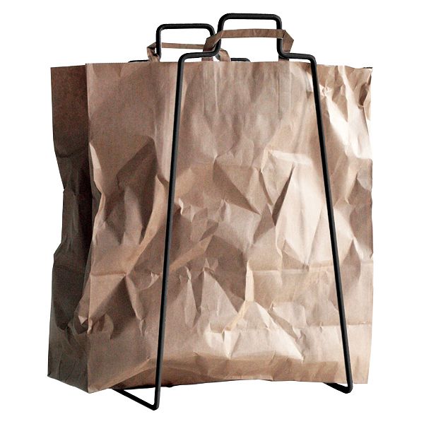 Everyday Design Helsinki paper bag holder, black