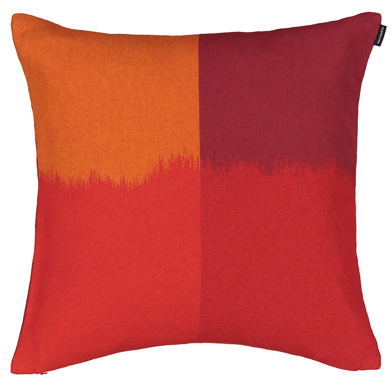 Marimekko Ostjakki cushion cover 50 x 50 cm, red - orange - brown