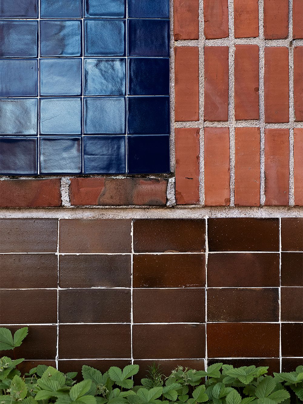 Different tiles and bricks
