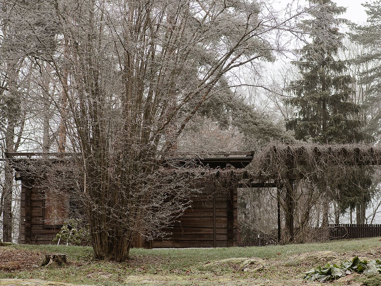 Sauna building of the Villa Kokkonen by Alvar Aalto