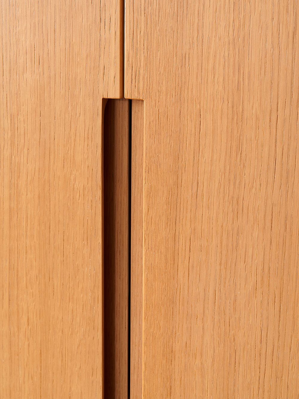 A detail of a cupboard door