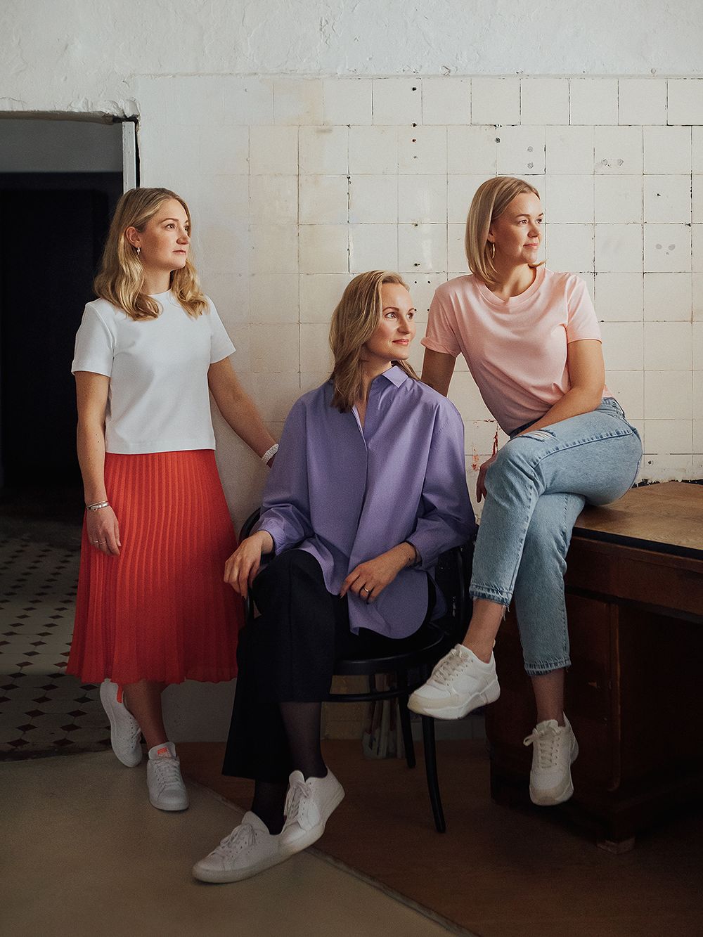 Laura Ratia, Tiina Hautala and Elisa Manninen