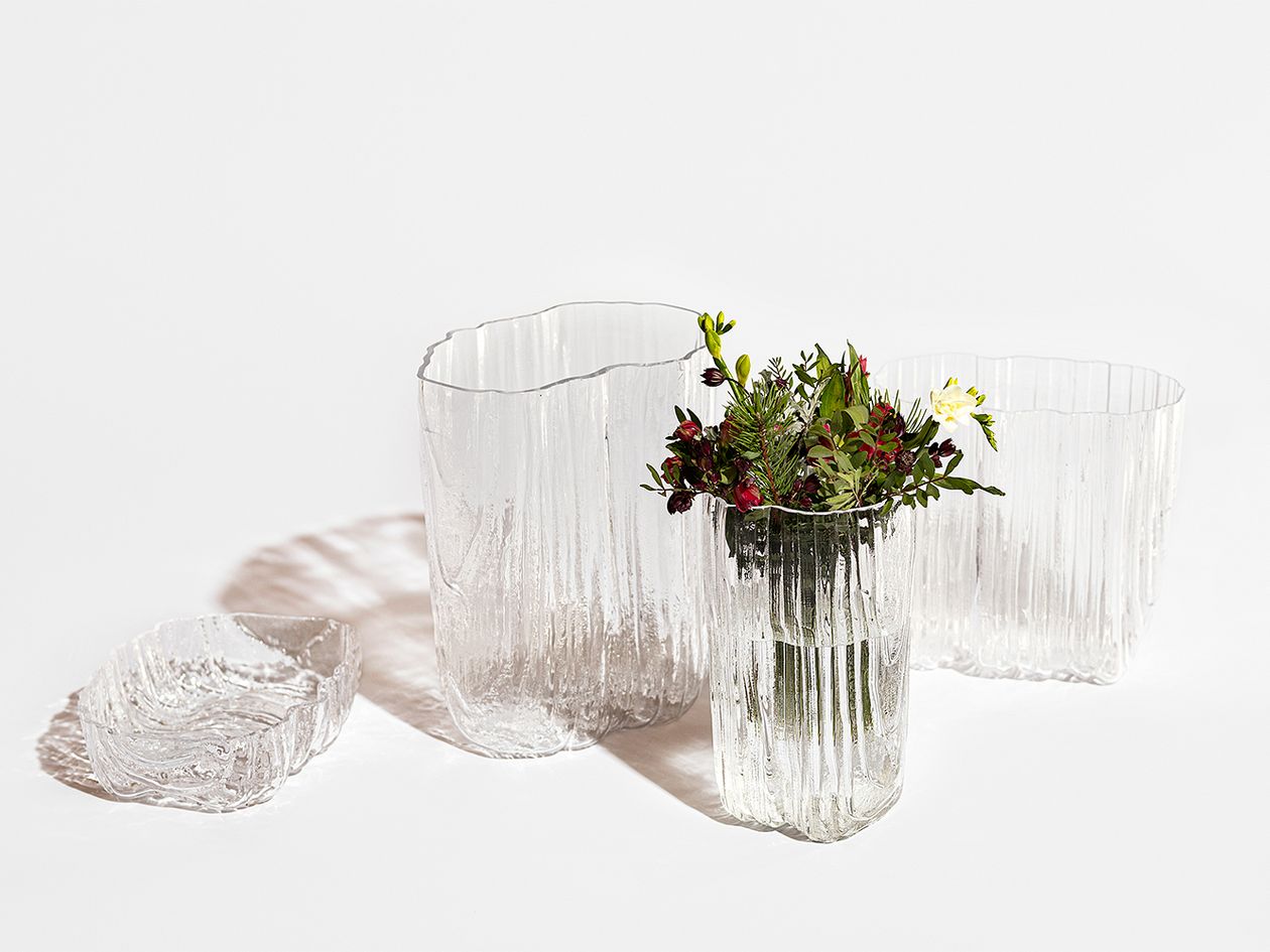 Clear Melt vases