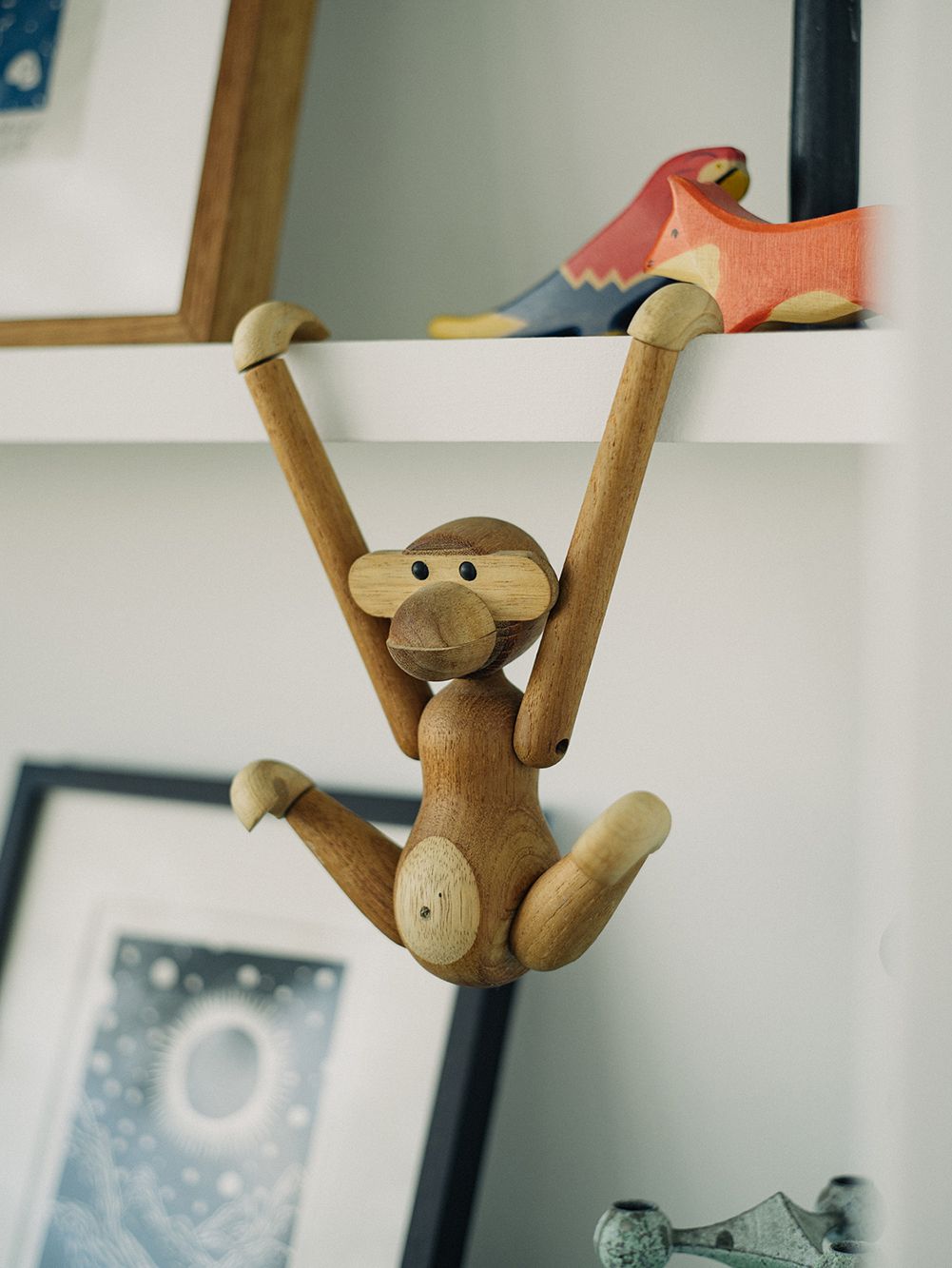 Kay Bojesen Wooden Monkey, small, oak - maple