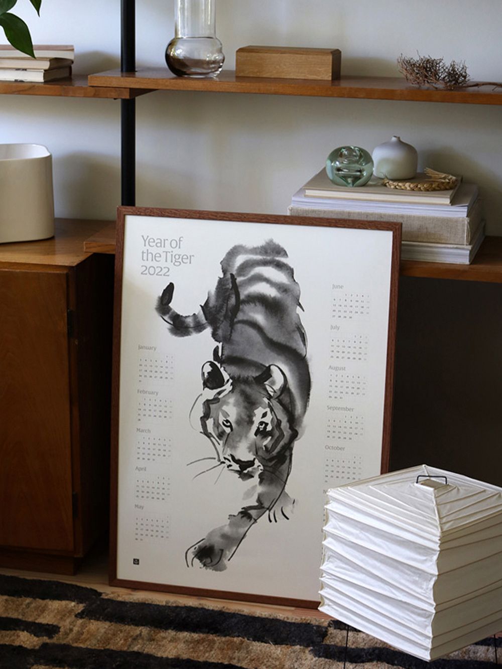 Teemu Järvi Illustrations Year of the Tiger poster calendar 2022, 50 x 70 cm