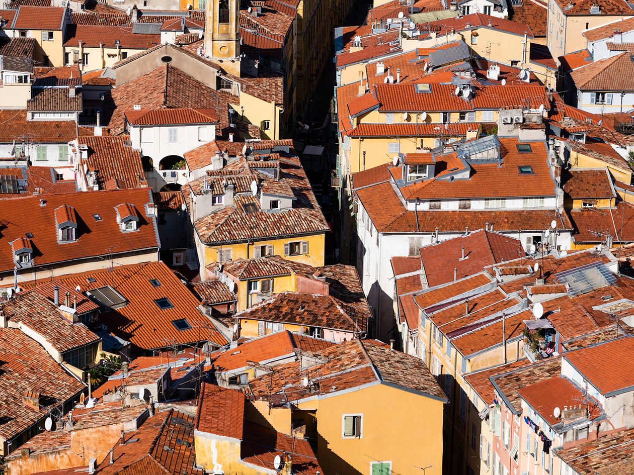 Vieux Nice or Old Town in Nice