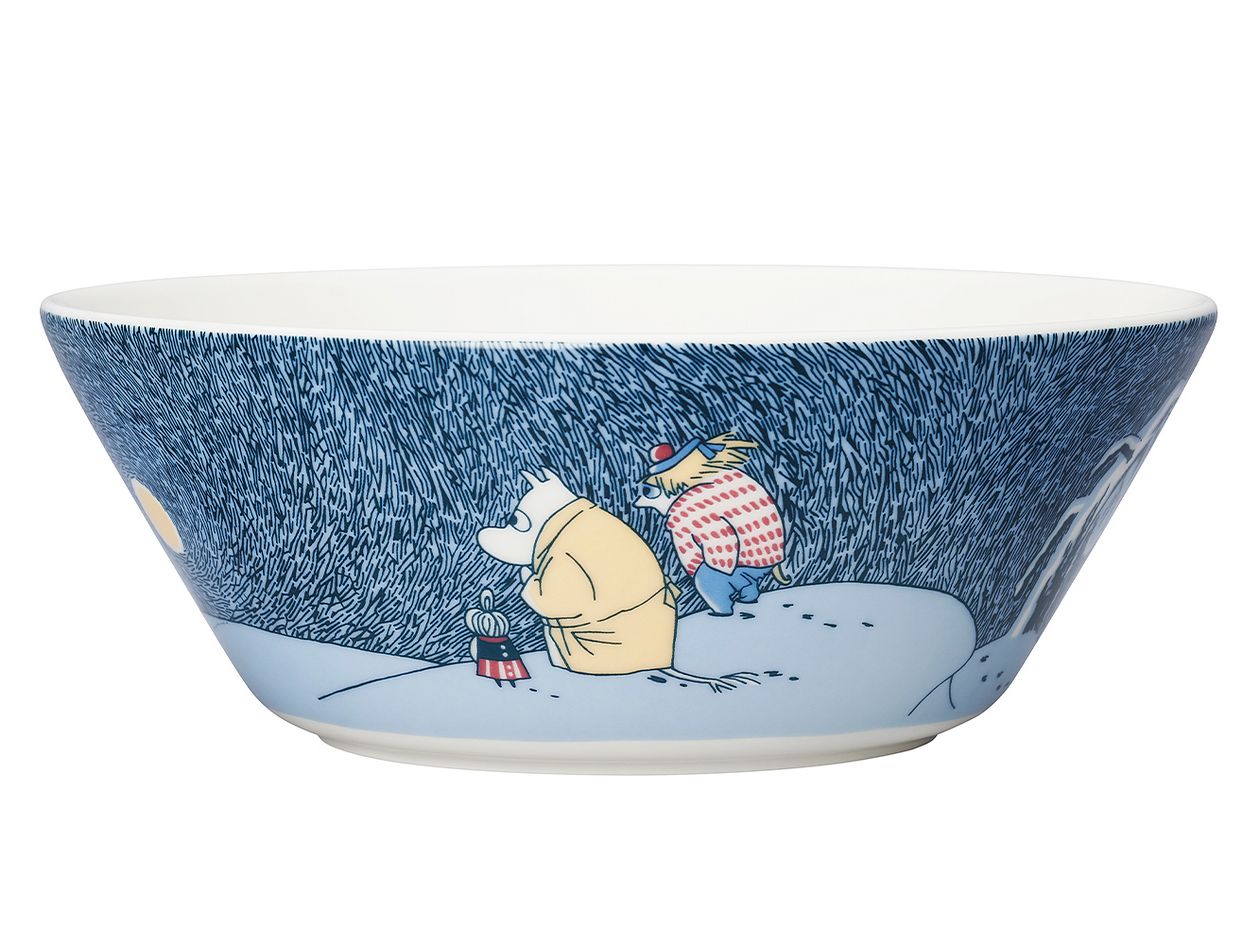 Arabia Moomin bowl Snow Moonlight
