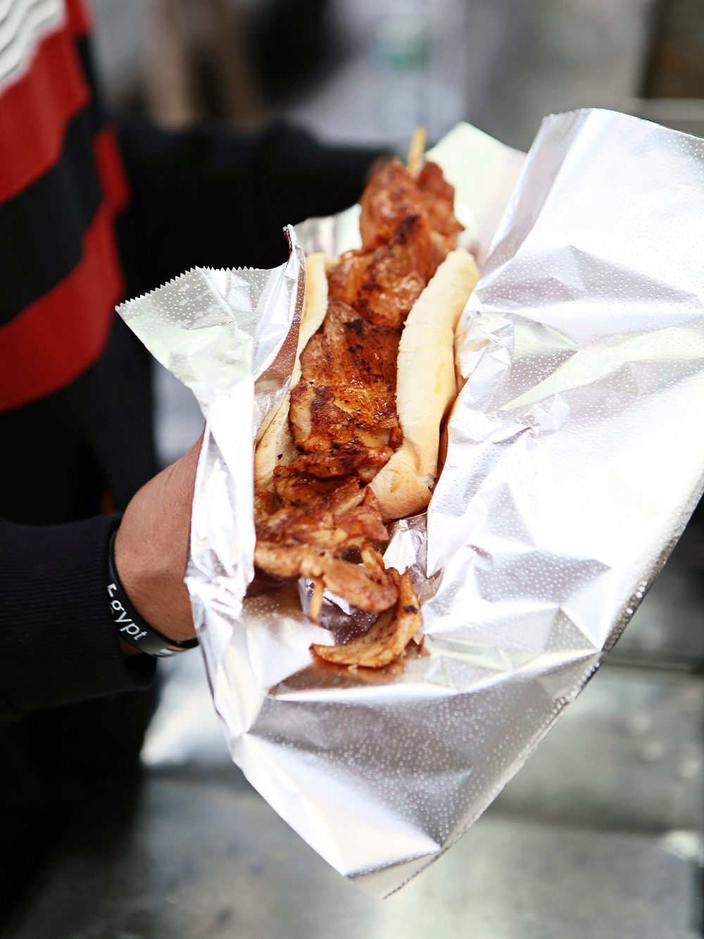 New York on foot: Fifth Avenue, street food