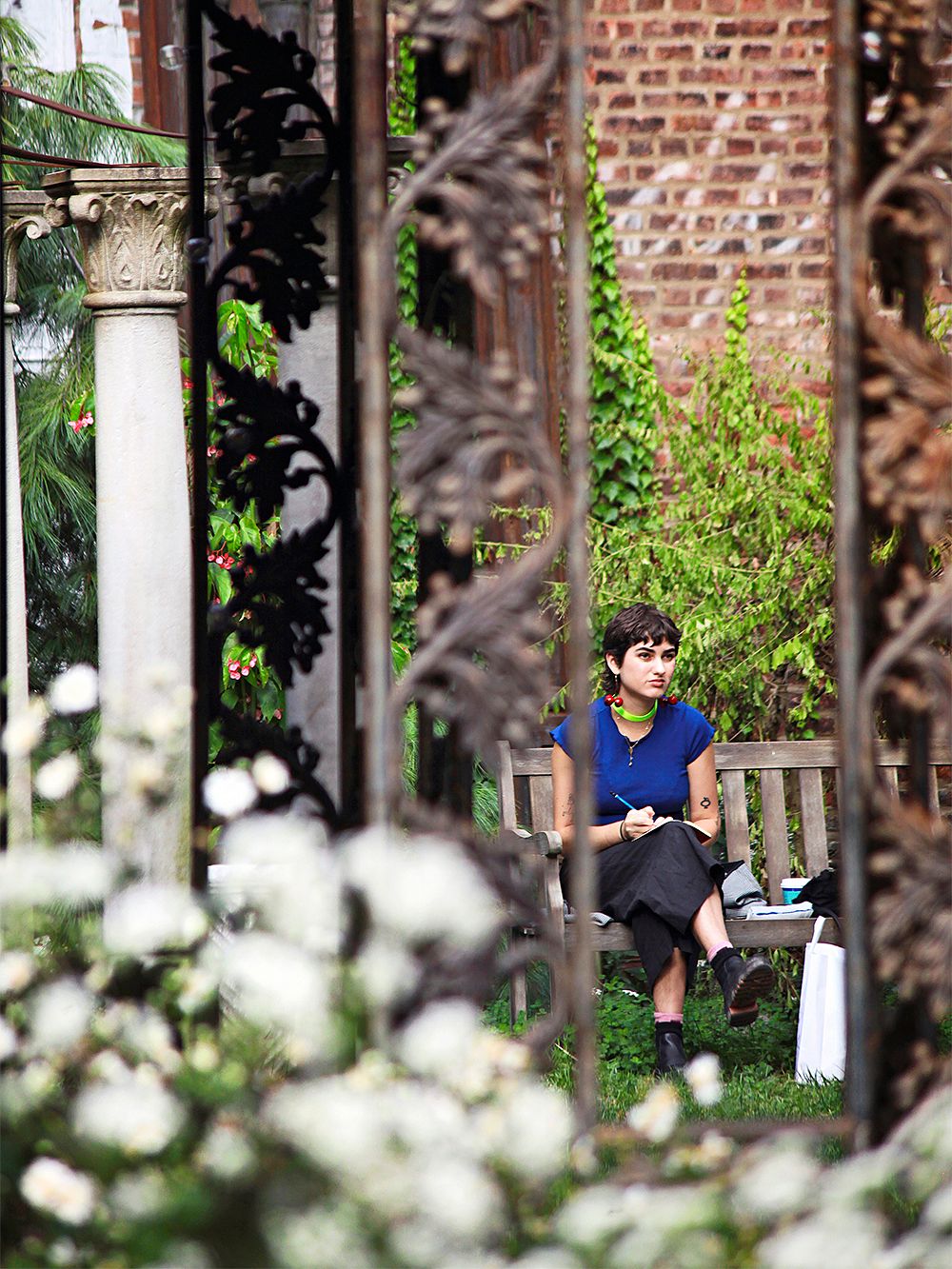 New York on foot: Elizabeth Street Garden