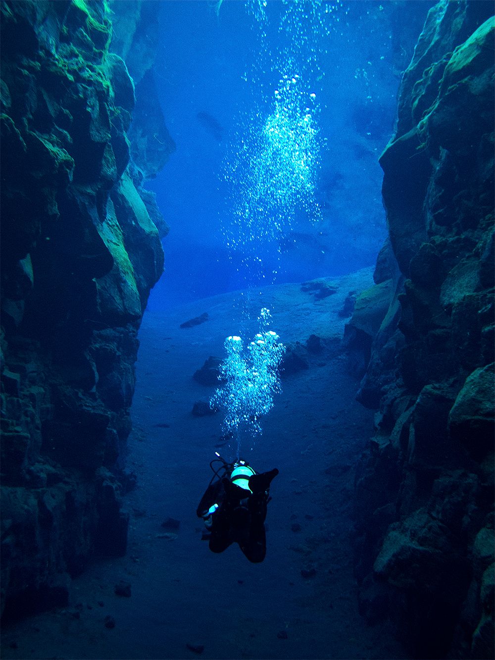 Silfra fissure, Iceland