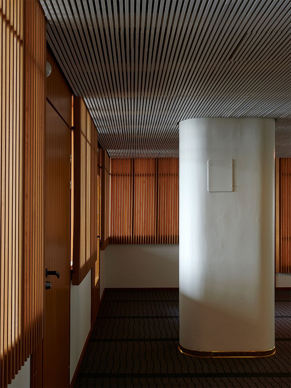 Wooden grids in Alvar Aalto's architecture