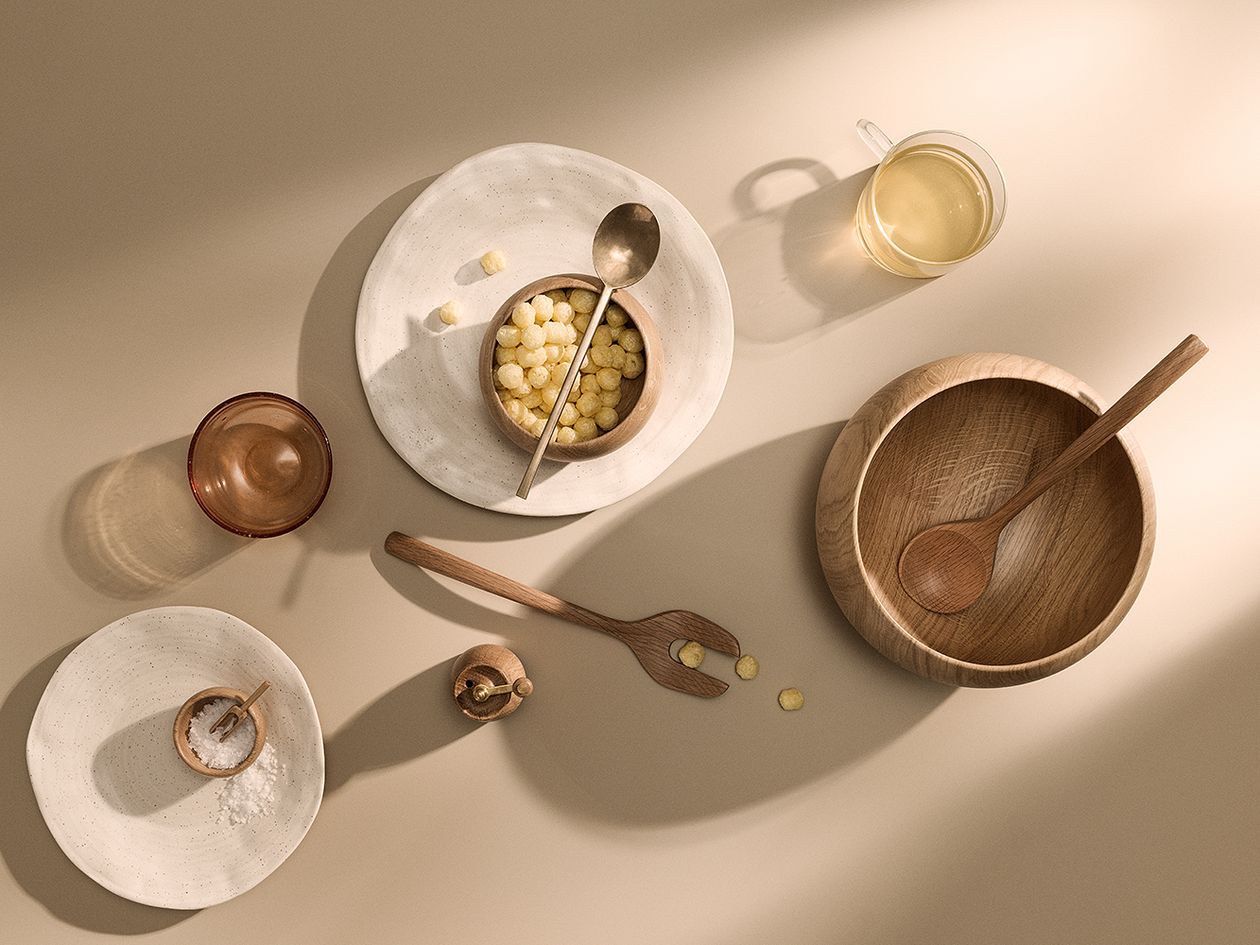 Kay Bojesen Menageri serving bowl 24,5 cm, oak