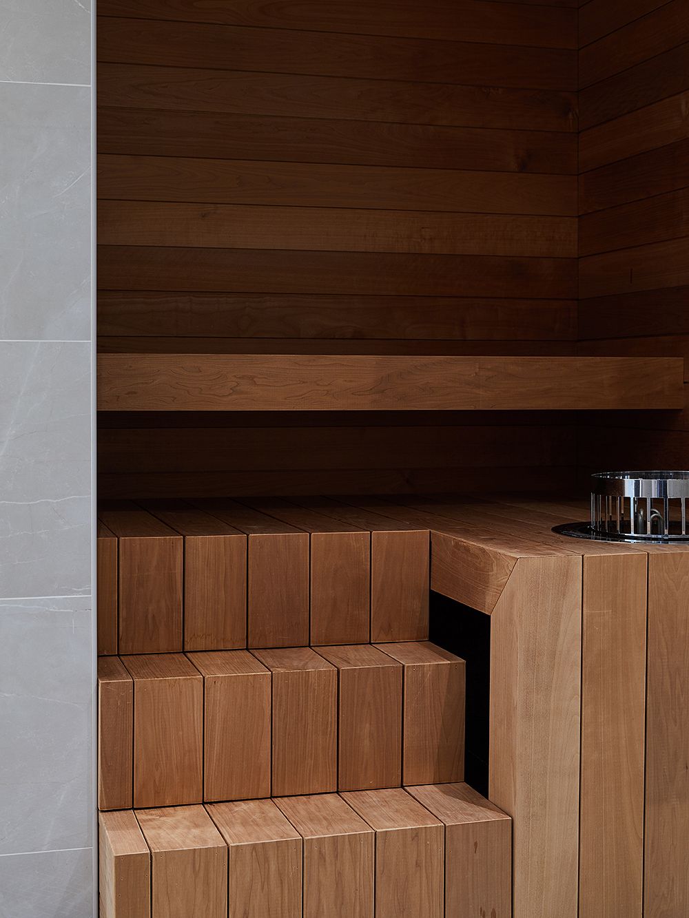 A modern Finnish sauna