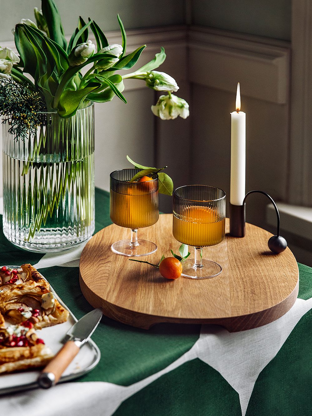 Citrus-flavoured ginger toddy