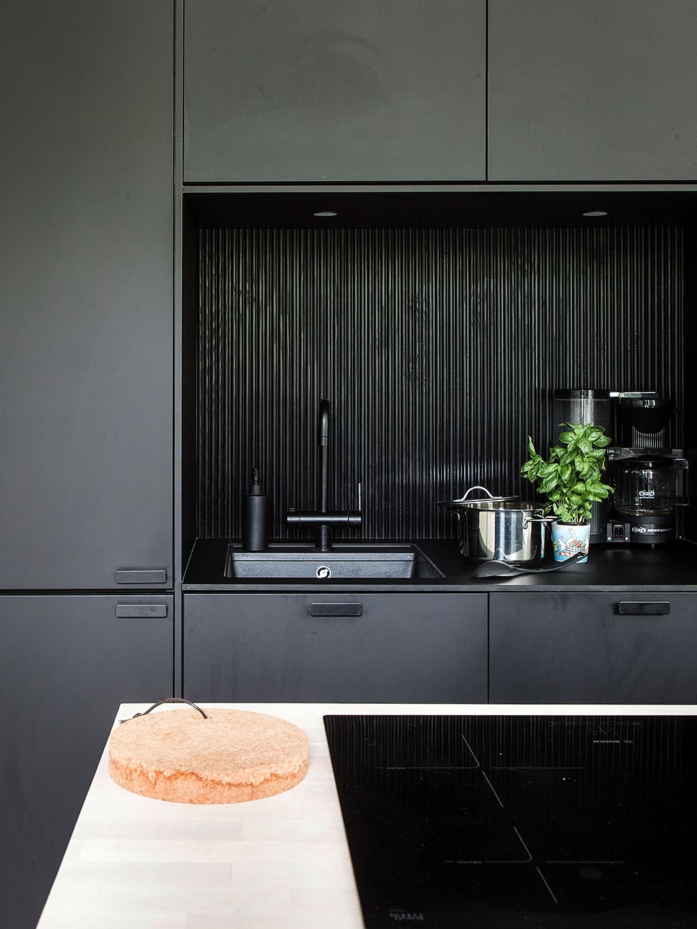 Black kitchen – Loft living in an old fire station