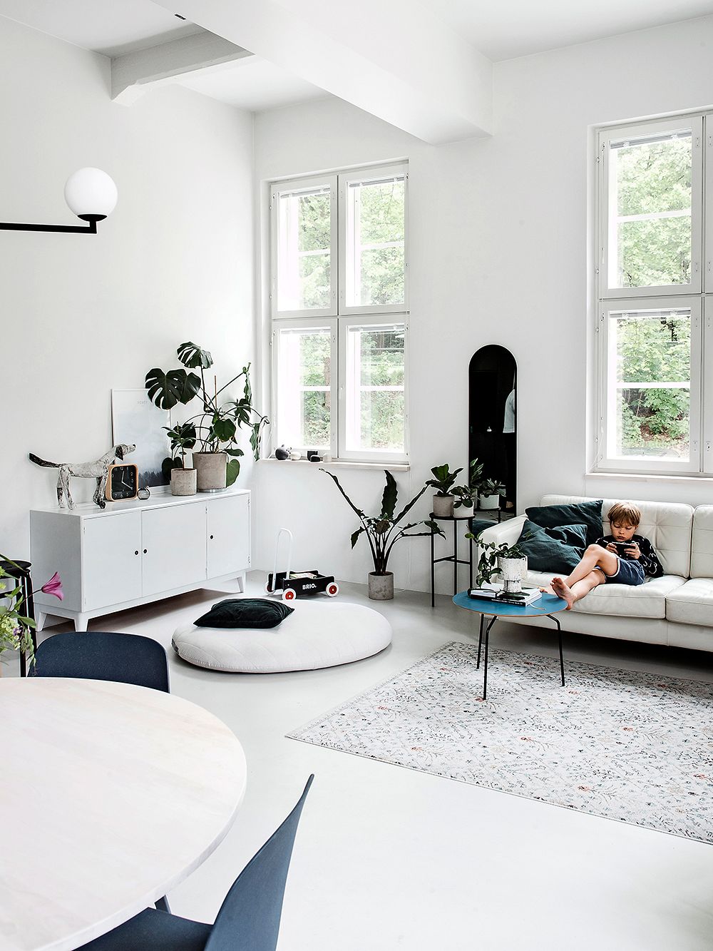 Loft living in an old fire station