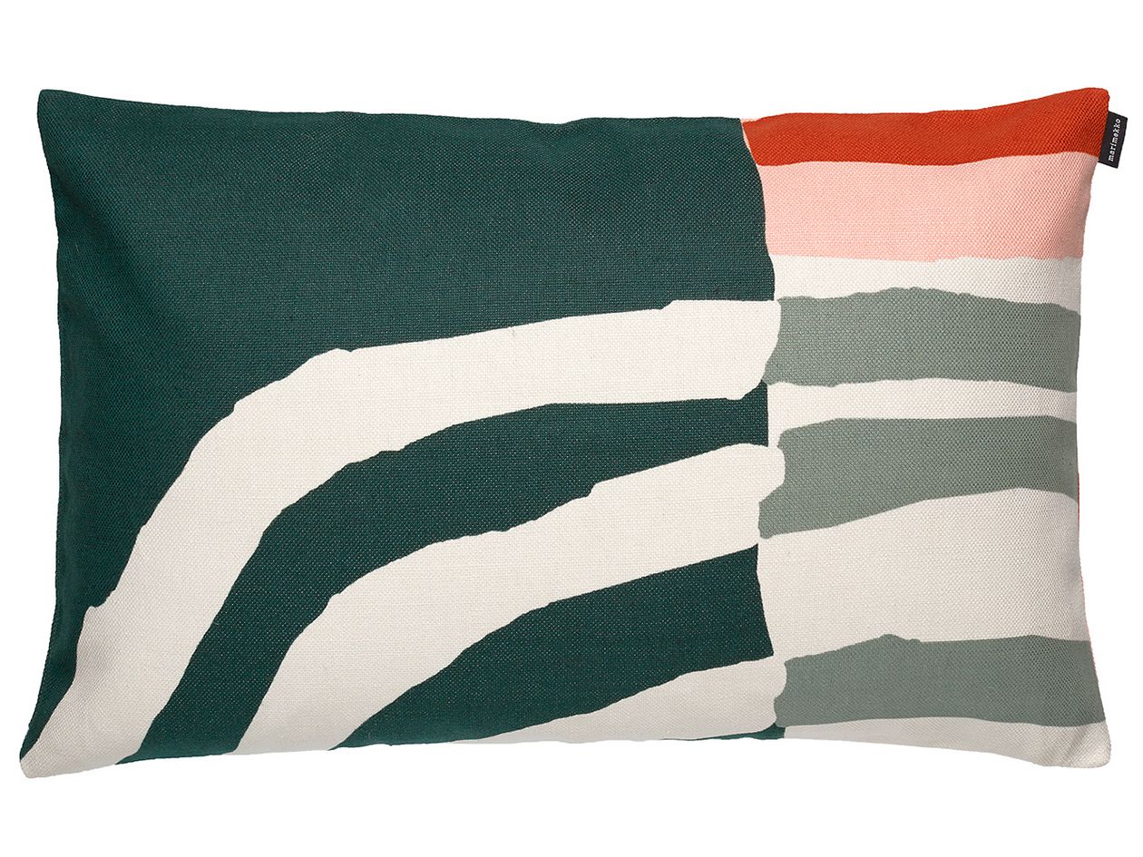 Marimekko  Vuosirenkaat cushion cover, 40 x 60 cm, beige - green - pink