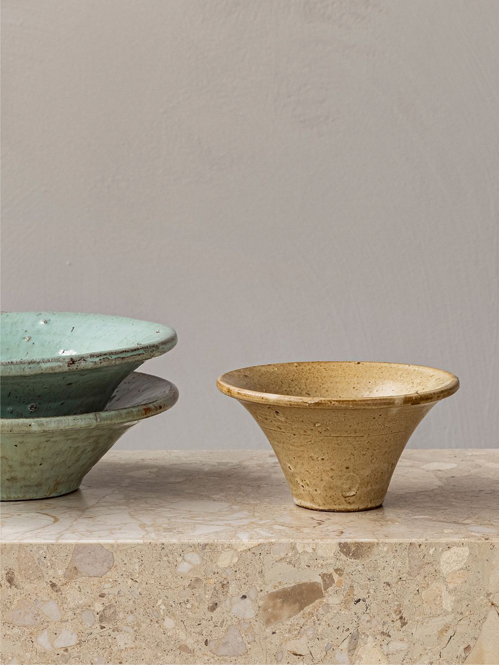 MENU Triptych ceramic bowl, 15 cm, creme
