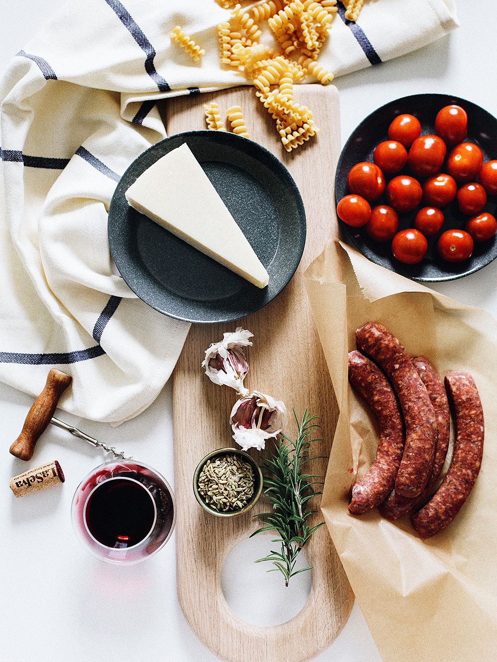 Delicious sausage pasta