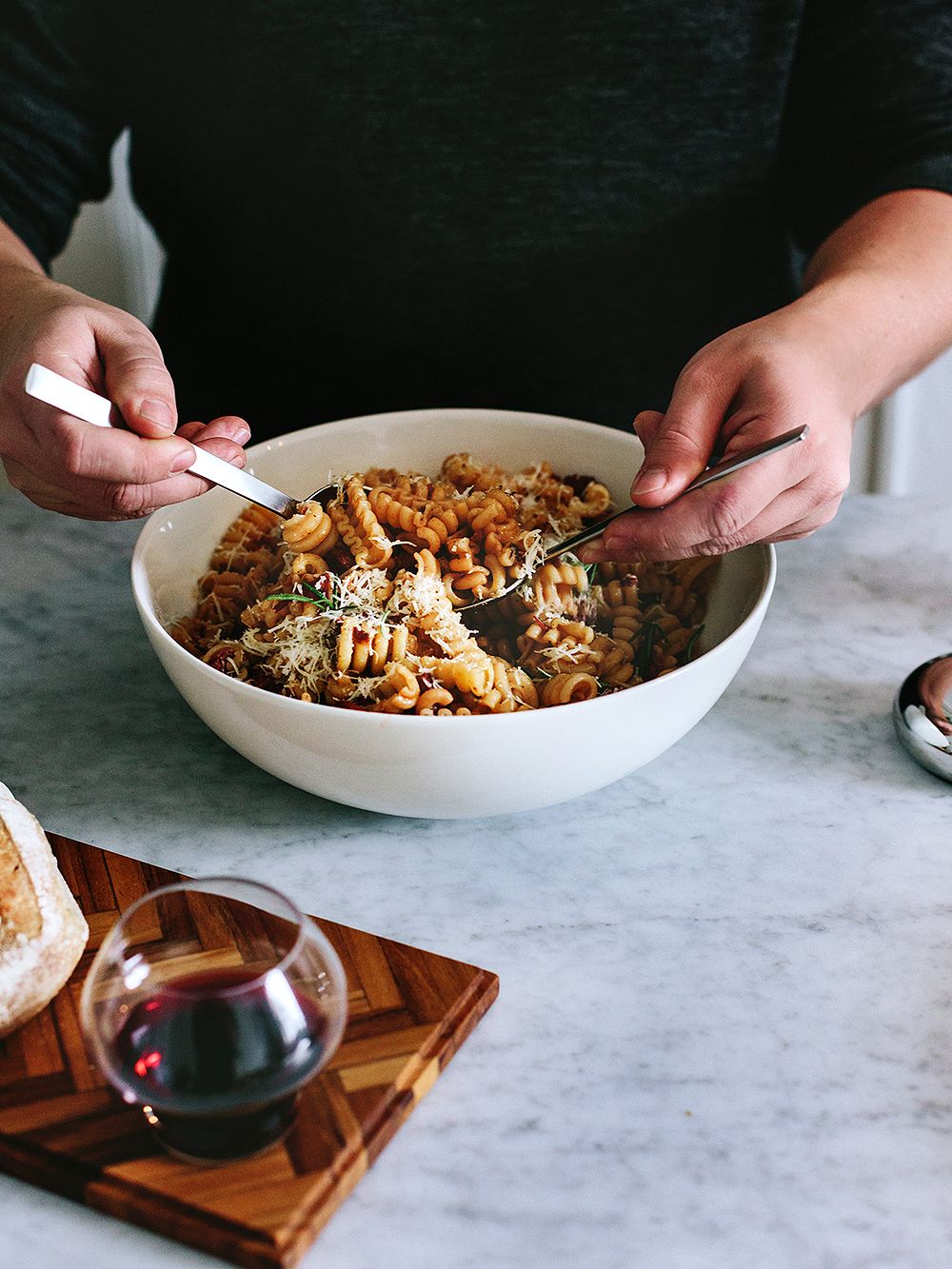 Delicious sausage pasta