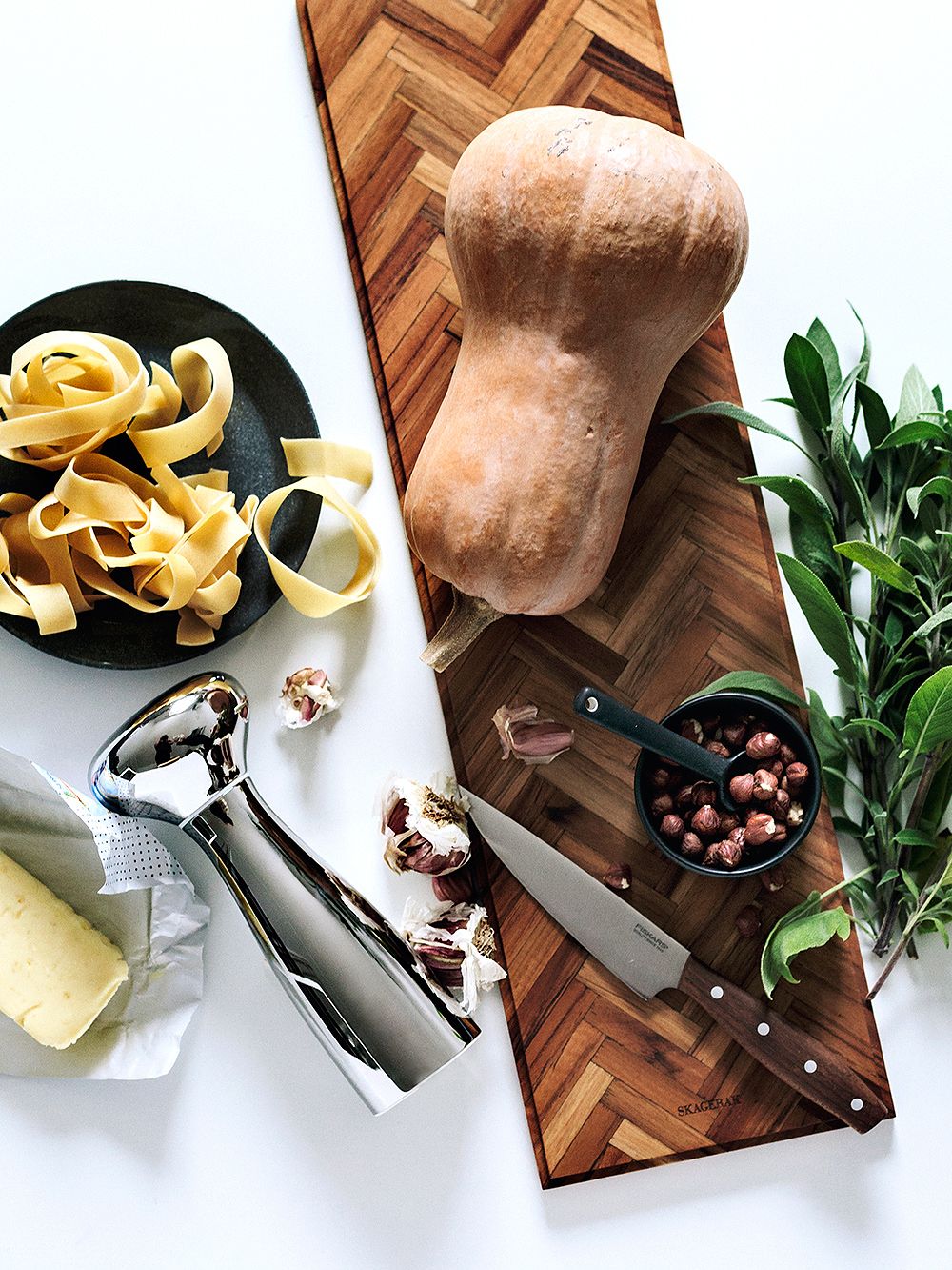 Spicy pumpkin pasta
