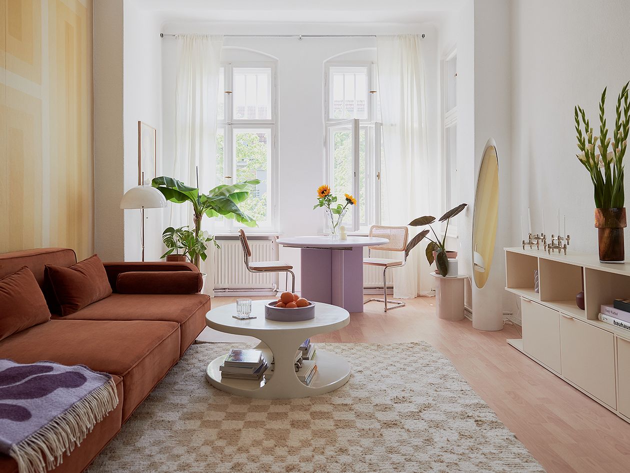 Sarah Hartmann's living room in Berlin