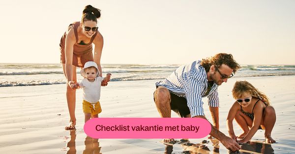 Babylijst voor op vakantie: inpakken, afvinken, genieten!