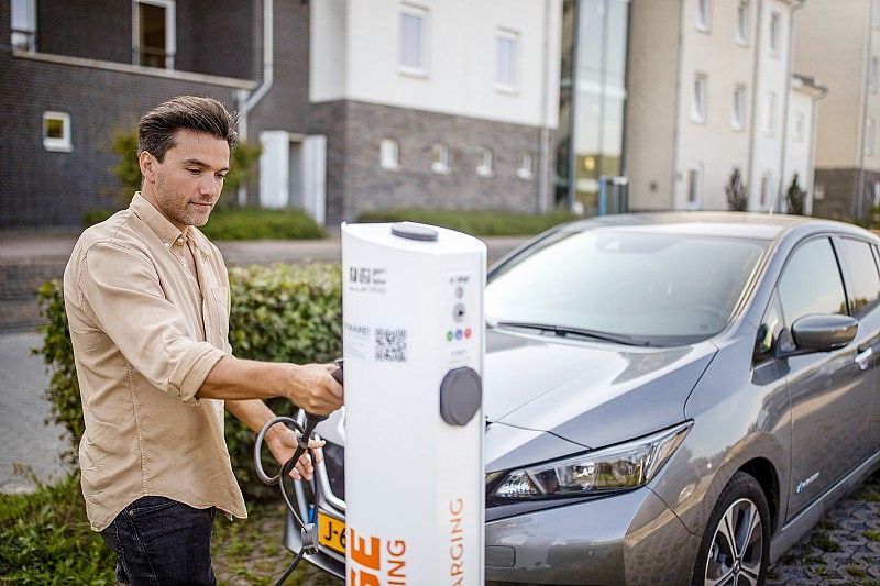 Oplaadpunt voor elektrische auto's