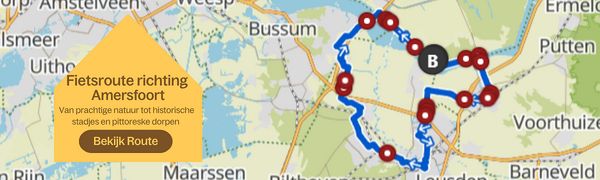 fietsroute Flevoland, Amersfoort