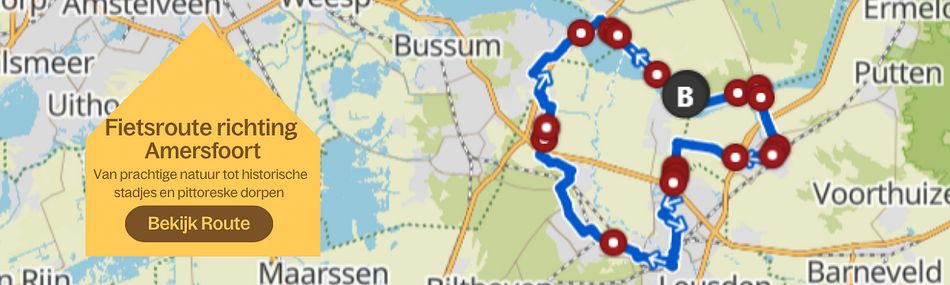 fietsroute Flevoland, Amersfoort