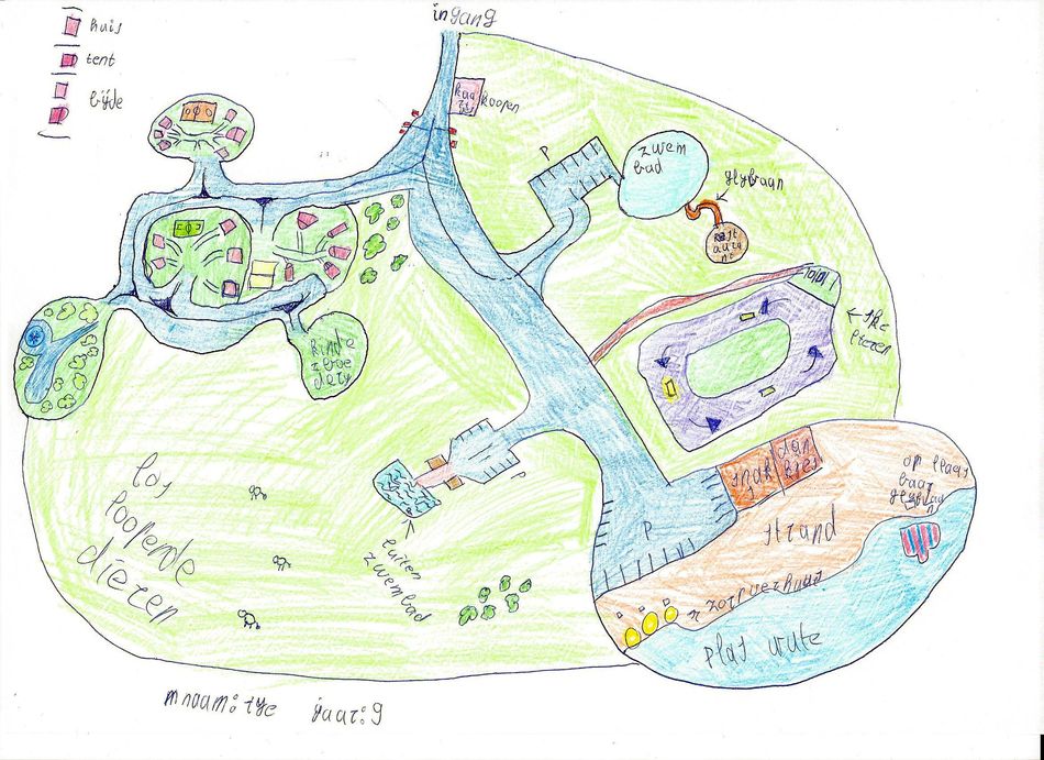 kindertekening center parcs