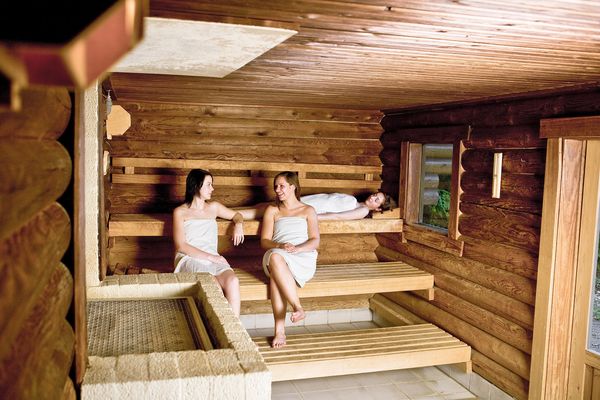 sauna op vakantie