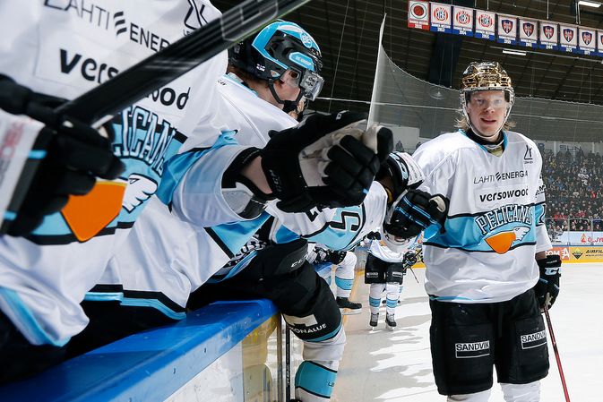 Vili Sopanen oli Pelicansin tehomies kahdella maalillaan. Kuva: Jukka Rautio / Europhoto
