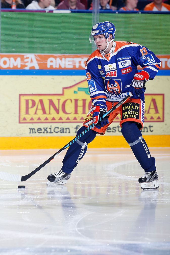 Valtteri Kemiläinen on pistekeskiarvolla mitaten Tapparan tehokkain puolustaja. Kuva: Jukka Rautio / Europhoto
