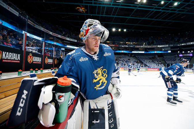 Mikko Koskine on tuttu näky leijonapaidassa. Kuva: Jukka Rautio / Europhoto
