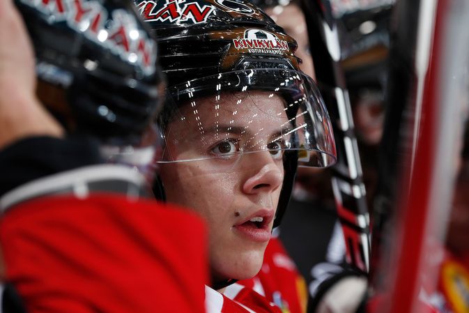 Jesperi Kotkaniemi on Pikkuleijonien ykköstähti. Kuva: Jukka Rautio / Europhoto